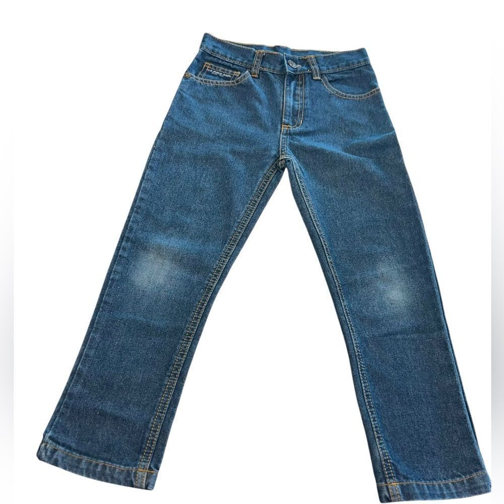 U.S. Polo Assn Boys Jeans Size 7 Straight Leg Medium Wash Denim